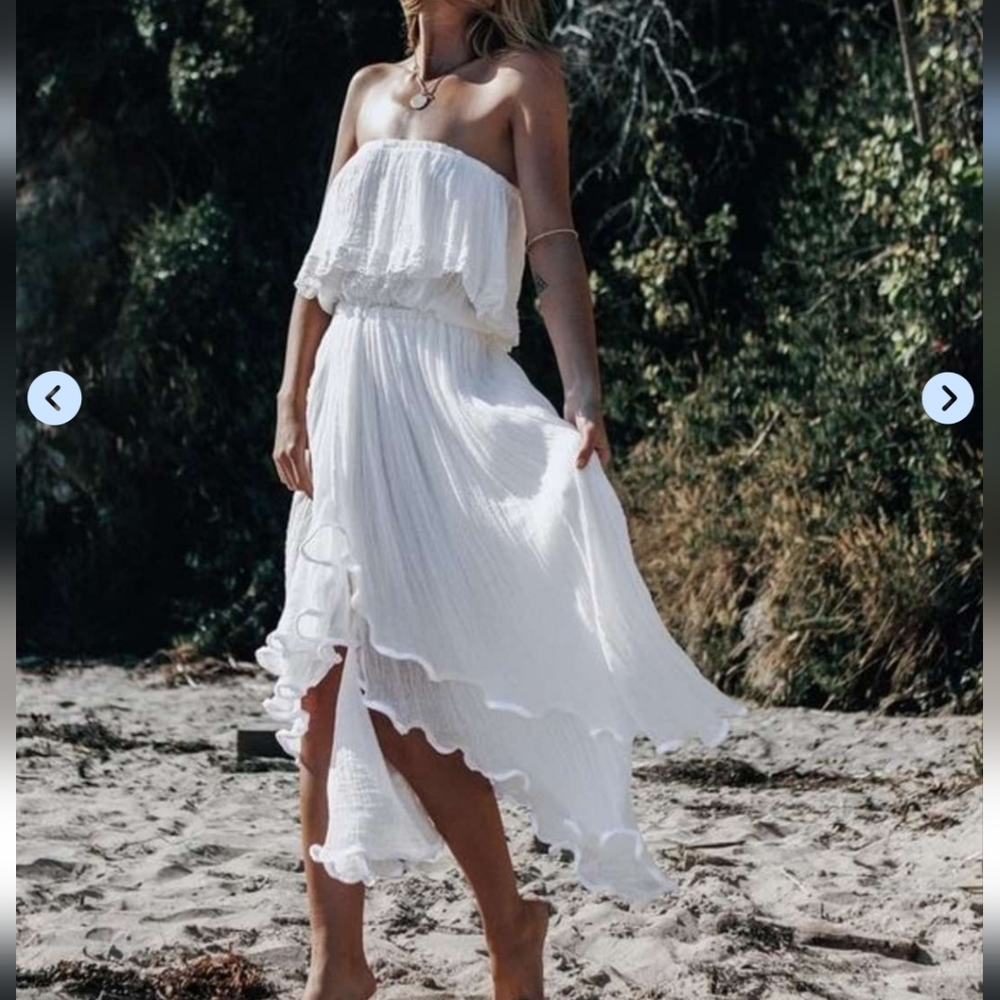 Jen's pirate booty Godess dress gauze